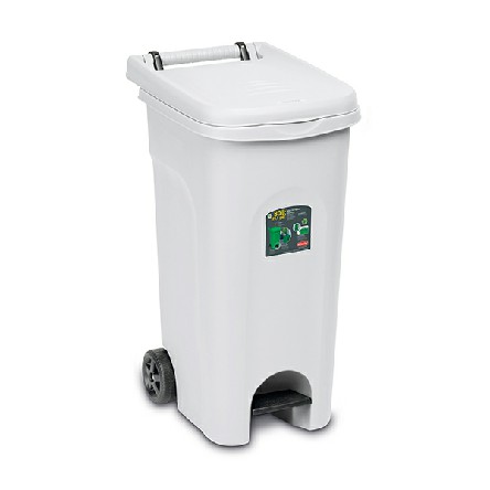 [8003507256040] URBAN ECO SYSTEM 80 LT CON PEDALE BIANCO