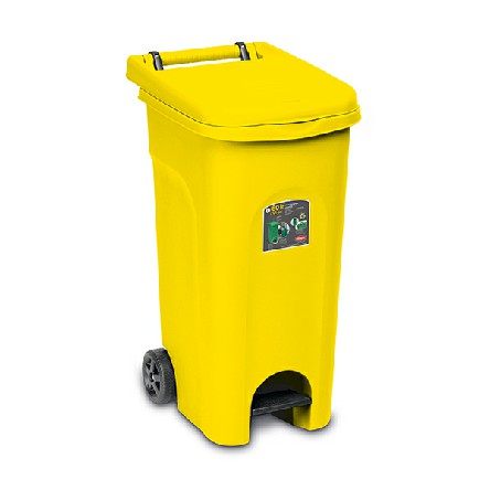 [8003507256057] URBAN ECO SYSTEM 80 LT CON PEDALE GIALLO