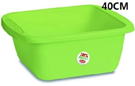 [8003507275386] BACINELLA RETTANGOLARE 40X34X15CM 10LT VERDE