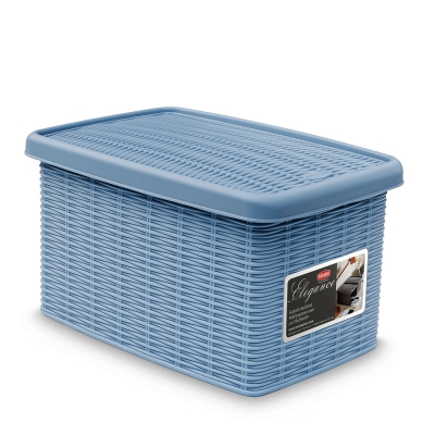 [8003507300330] SCATOLA ELEGANCE S MULTIUSO CHIUSA BLU AVIO
