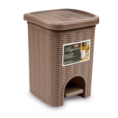 [8003507301016] PATTUMIERA DA BAGNO ELEGANCE TORTORA 6 LT