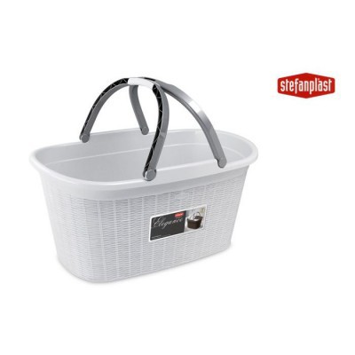 [8003507302006] CESTA ELEGANCE C/MANICI PZ.8 BIANCO