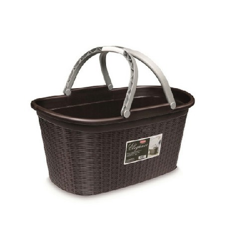 [8003507302037] CESTA PORTABIANC.ELEGANCE 60X40XH30CM CON MAN