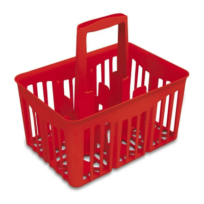 [8003507422179] CESTELLO PORTABOTTIGLIE 6X LT 1  ROSSO
