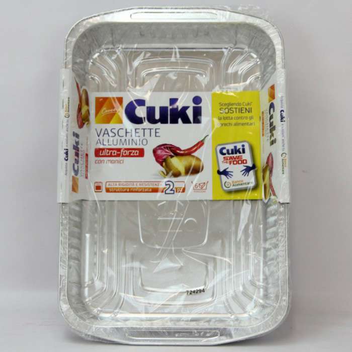 [8003980090414] CUKI VASCHETTE ALLUMINIO