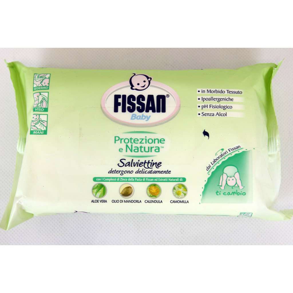 [8004020203948] FISSAN PROT. NAT.SALVIETTINE 63PZ