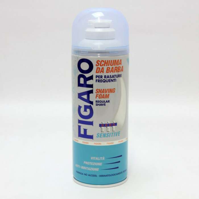 [8004120083754] FIGARO SCHIUMA DA BARBA 400ML SENSITIVE
