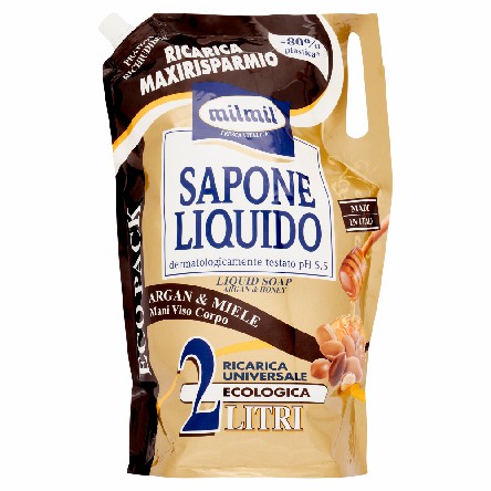 [8004120906602] MIL MIL 2LT RIC.SAP.LIQUIDO ARGAN E MIELE