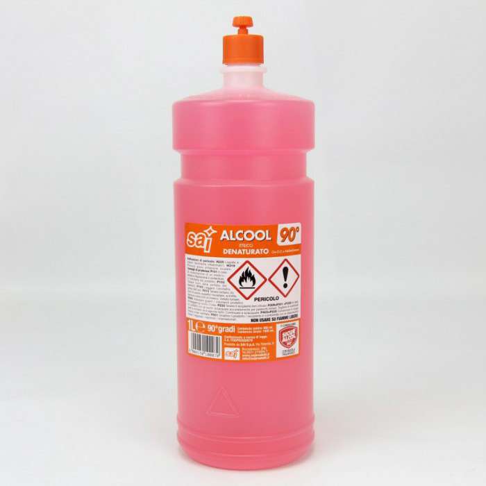 [8004150100070] ALCOOL DENATURATO 1000 CC.SAI 90 GRADI