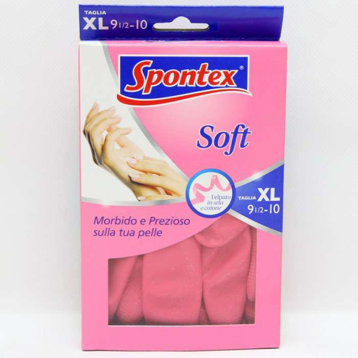 [8004200124001] SPONTEX GUANTI SOFT EXTRA LARGE