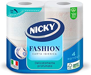 [8004260444514] IGIENICA NICKY 4 ROTOLI FASHION 4V