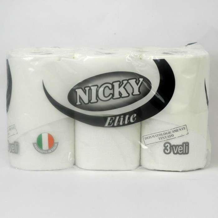 [8004260460668] NICKY IGIENICA ELITE 12ROT.3VELI
