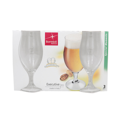 [8004360019315] BORMIOLI SET 3 CALICI DA BIRRA EXECUTIVE 530CC
