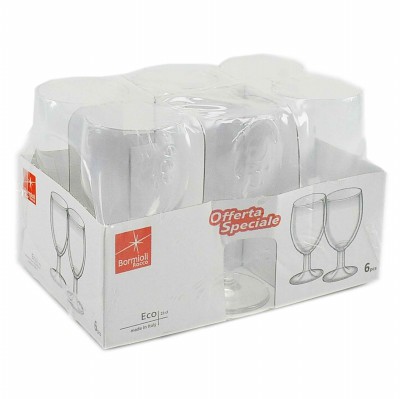 [8004360041279] BORMIOLI SET 6 CALICI D ACQUA ECO 230CC