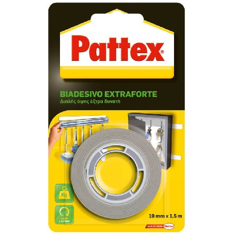 [8004630886920] PATTEX BIADESIVO EXTRAFORTE 19MMX1,5MT
