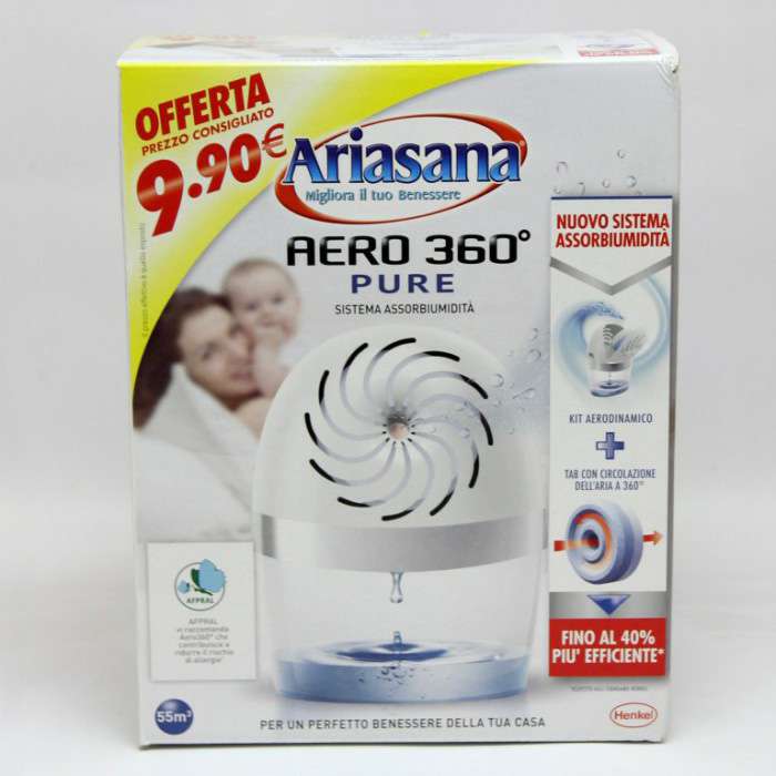 [8004630914494] ARIASANA AERO 360° KIT 450GR+RIC. PURE
