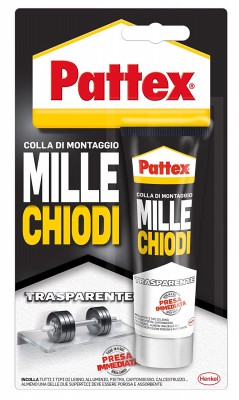 [8004630915996] PATTEX MILLECHIODI TRASPARENTE 40G