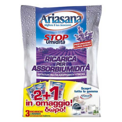 [8004630921164] ARIASANA RICARICA LAVANDA 3X450GR SALI