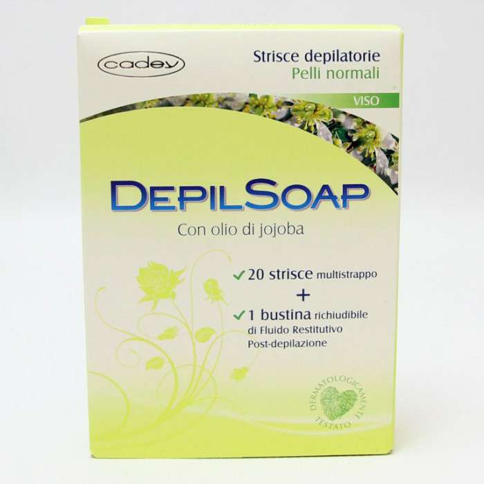 [8005283014067] DEPILSOAP STRISCE VISO 20 PZ NORMALI