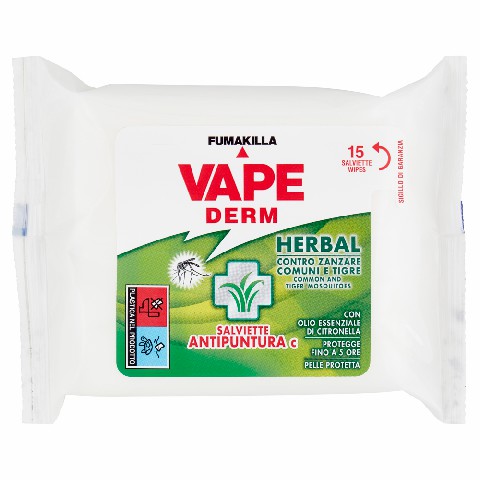[8006320034789] VAPE DERM SENS.SALVIETTINE 15PZ