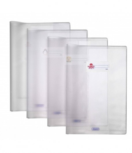[8006779019061] COPRIQUADERNO MAXI A4 C/PORTANOME TRASPARENTE