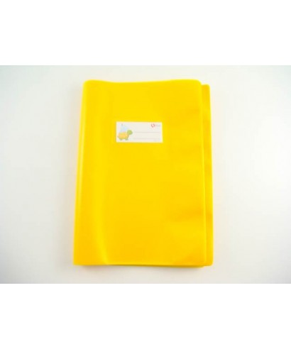 [8006779019177] COPRIQUADERNO MAXI A4 C/PORTANOME GIALLO