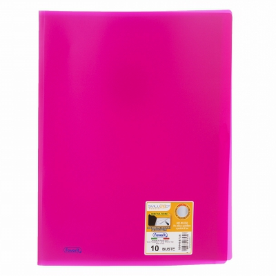 [8006779974308] FAVORIT PORTALISTINO FLESSIBILE A4 10 TASCHE ASS.