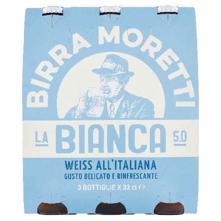 [8006890320008] BIRRA MORETTI LA BIANCA 3X33CL