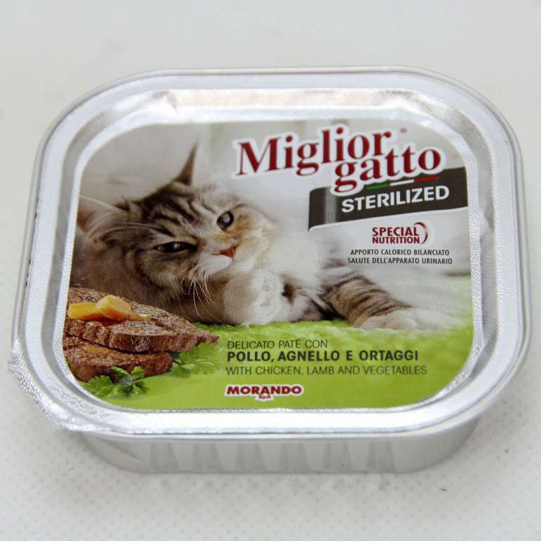 [8007520014526] MG STERILIZED VASCHETTA 100GR POLLO/AGN/ORT.