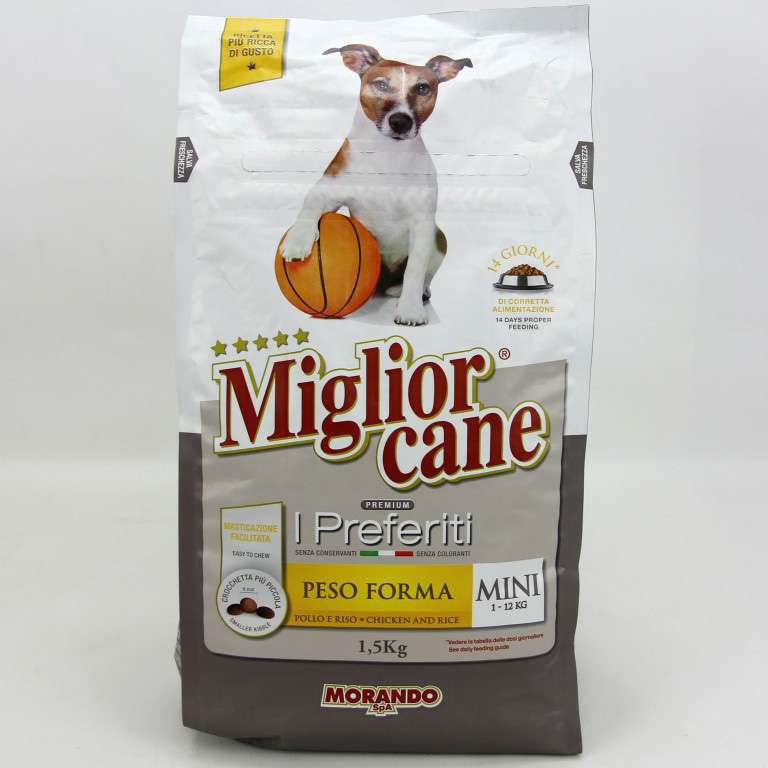 [8007520023313] MC  I PREFERITI  ADULT MINI 1,5KG POLLO/RISO