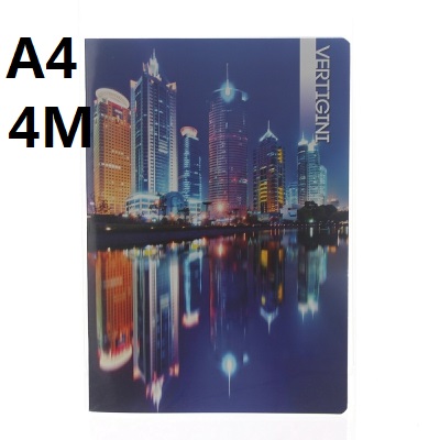 [8007758080324] QUADERNO MAXI A4 80GR 20+1F 4M