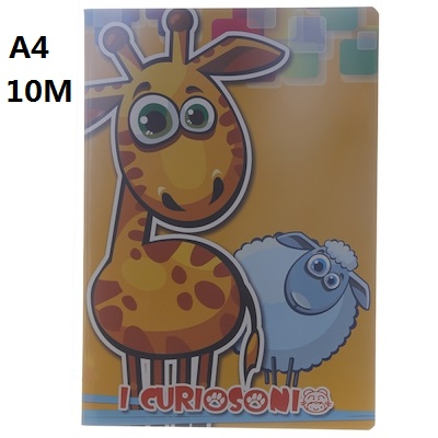 [8007758080355] QUADERNO MAXI A4 80GR 20+1F 10M
