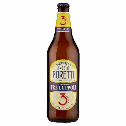 [8007950010020] PORETTI BIRRA 66CL 3 LUPPOLI