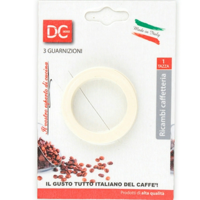 [8008154721002] GUARNIZIONE CAFFETTIERA GOMMA 1TZ 3PZ