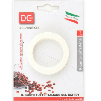 [8008154722009] GUARNIZIONE CAFFETTIERA GOMMA 2TZ 3PZ