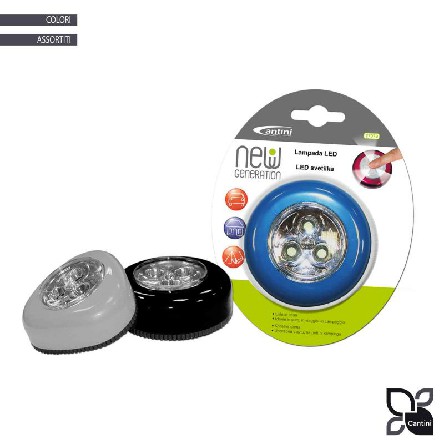 [8008240270797] LAMPADA LED PORTATILE 3 LUCI