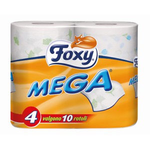 [8008260001036] FOXY IGIENICA MEGA 4 ROTOLI 2 VELI