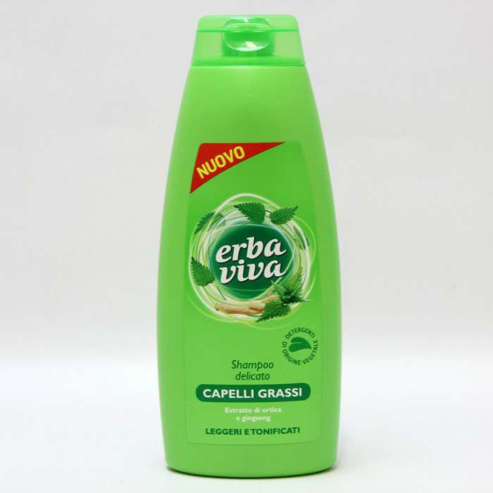 [8009180104814] ERBAVIVA SHAMPOO 500 GRASSI