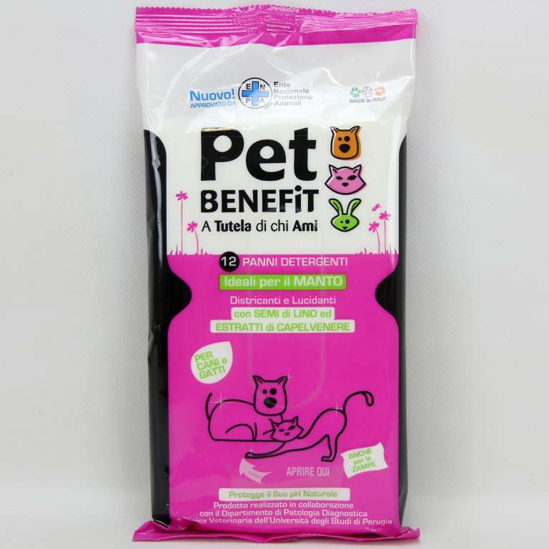 [8009432009799] PET BENEFIT PANNO UMIDIFICATO X MANTO 12PZ