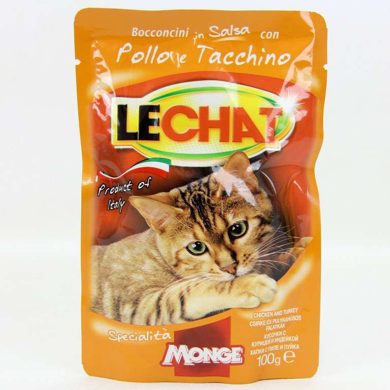 [8009470001366] LECHAT BUSTE POLLO E TAC.100G