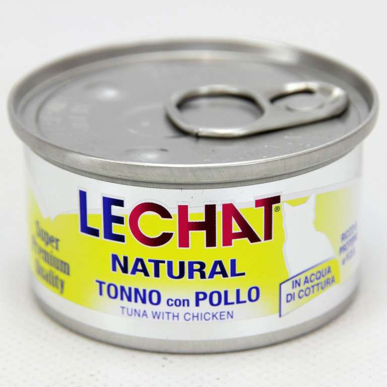 [8009470006606] LECHAT NATURAL TONNO/POLLO GR.80