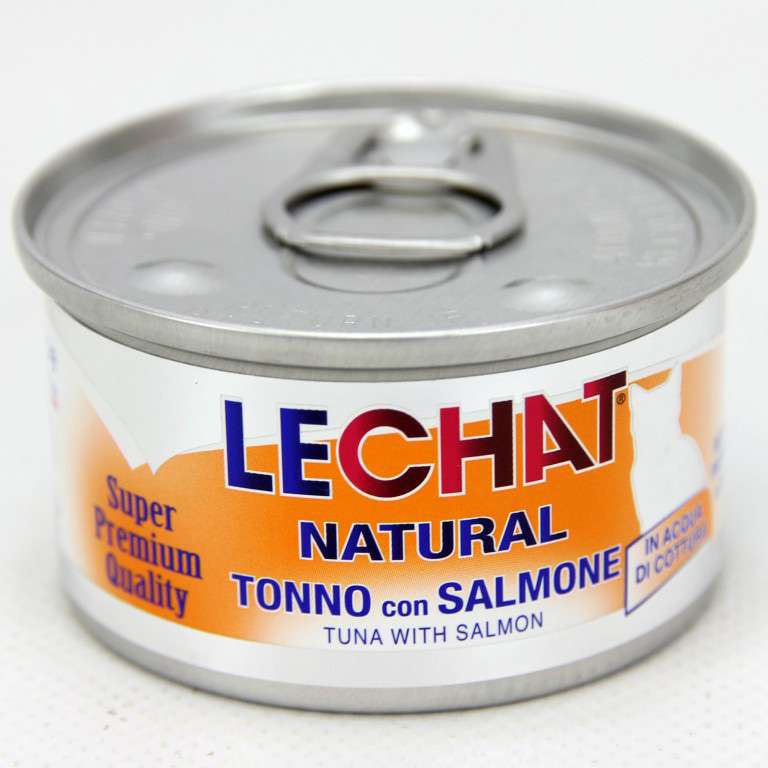 [8009470006613] LECHAT NATURAL TONNO/SALMONE GR.80