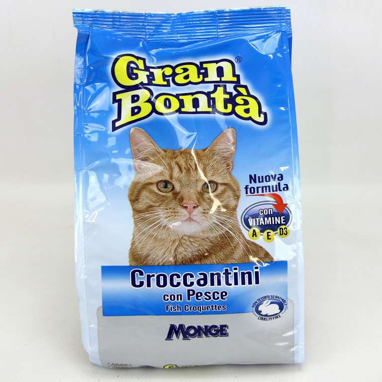 [8009470020381] GRAN BONTÀ GATTO CROCCANTINI 400GR PESCE