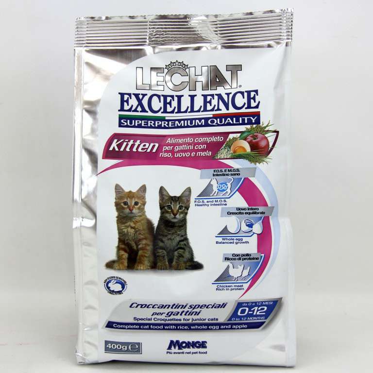 [8009470060103] LECHAT CAT EXCELLENCE GATTO 400GR KITTEN POLLO