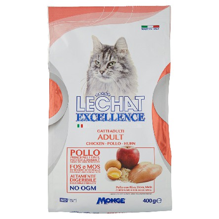 [8009470060110] LECHAT CAT EXCELLENCE GATTO POLLO 400GR M