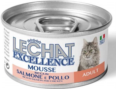 [8009470060943] MONGE LECHAT MOUSSE 85 SALM&P ADULT